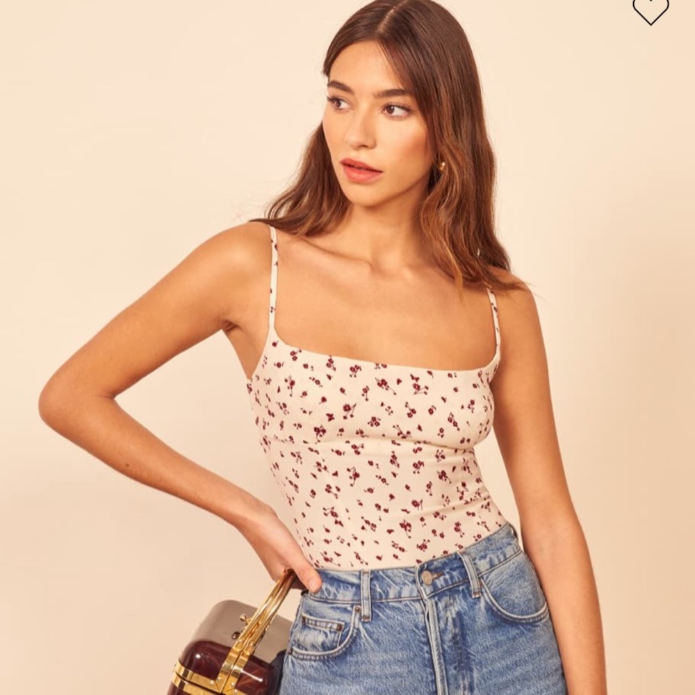 Reformation Grace Top in Penny Size 4